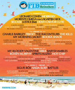 FIB 2008 - Das Line Up